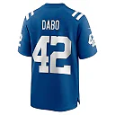 Zennovawear Men's Indianapolis Colts Marcel Dabo Royal Game Player Jersey