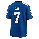 Zennovawear Men's Indianapolis Colts Matt Gay Royal Indiana Nights Alternate Game Jersey