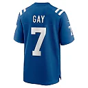Zennovawear Men's Indianapolis Colts Matt Gay Royal Team Game Jersey