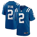 Zennovawear Men's Indianapolis Colts Matt Ryan Royal Game Jersey