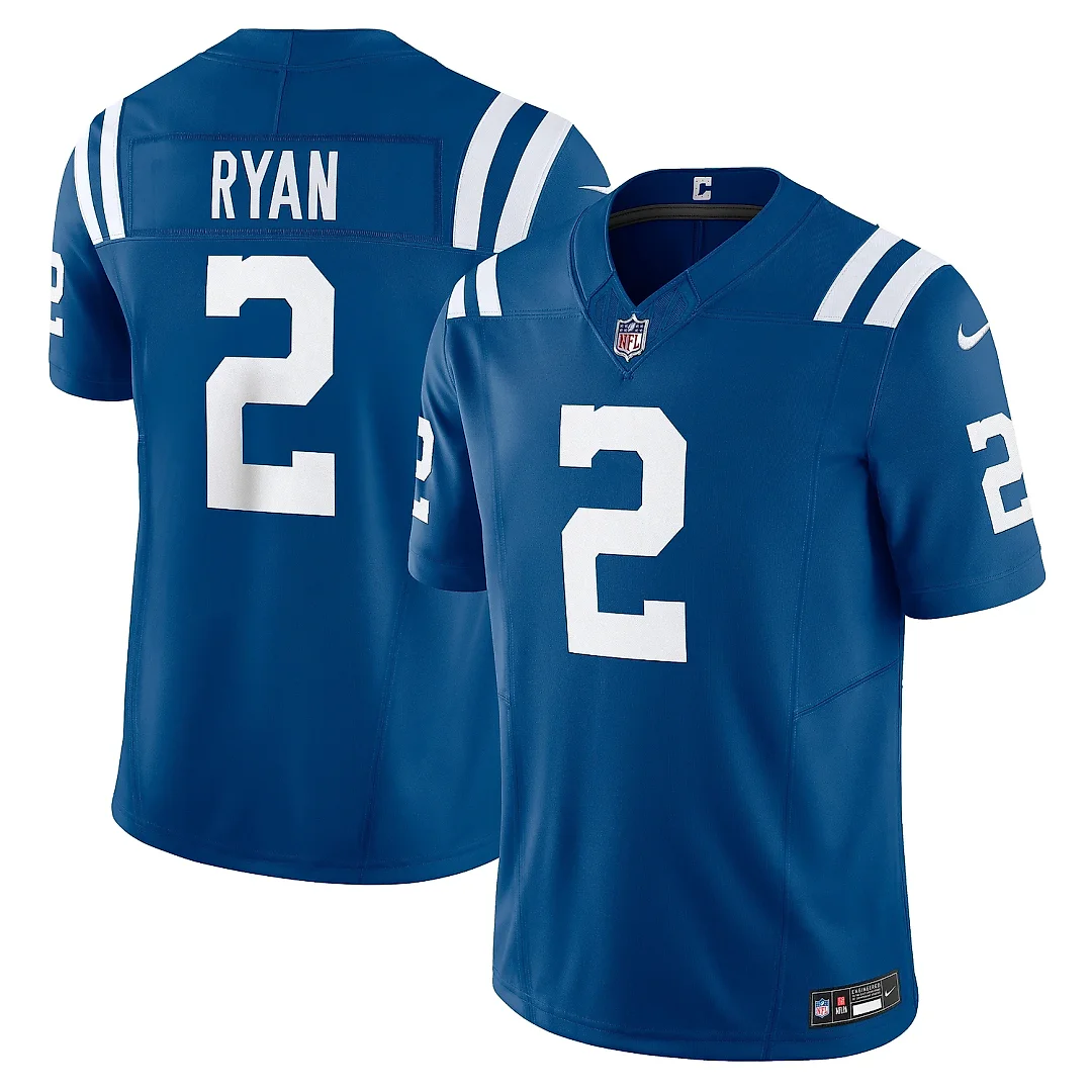 Zennovawear Men's Indianapolis Colts Matt Ryan Royal Vapor F.U.S.E. Limited Jersey