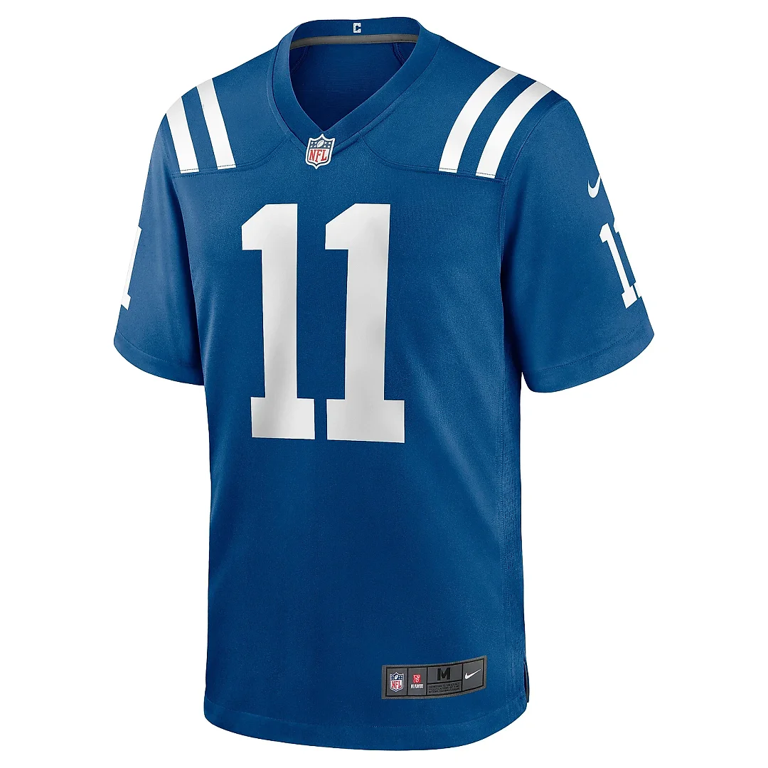 Zennovawear Men's Indianapolis Colts Michael Pittman Jr. Royal Game Player Jersey
