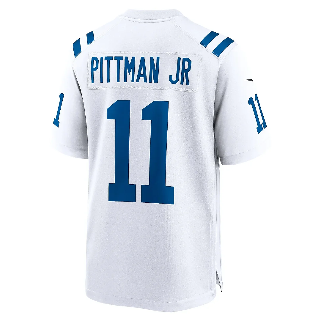 Zennovawear Men's Indianapolis Colts Michael Pittman Jr. White Game Jersey