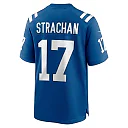 Zennovawear Men's Indianapolis Colts Mike Strachan Royal Game Jersey
