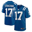 Zennovawear Men's Indianapolis Colts Mike Strachan Royal Game Jersey