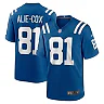 Zennovawear Men's Indianapolis Colts Mo Alie-Cox Royal Team Game Jersey