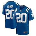 Zennovawear Men's Indianapolis Colts Nick Cross Royal Player Game Jersey