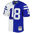 Zennovawear Men's Indianapolis Colts Peyton Manning Mitchell & Ness Royal/White 1998 Split Legacy Jersey
