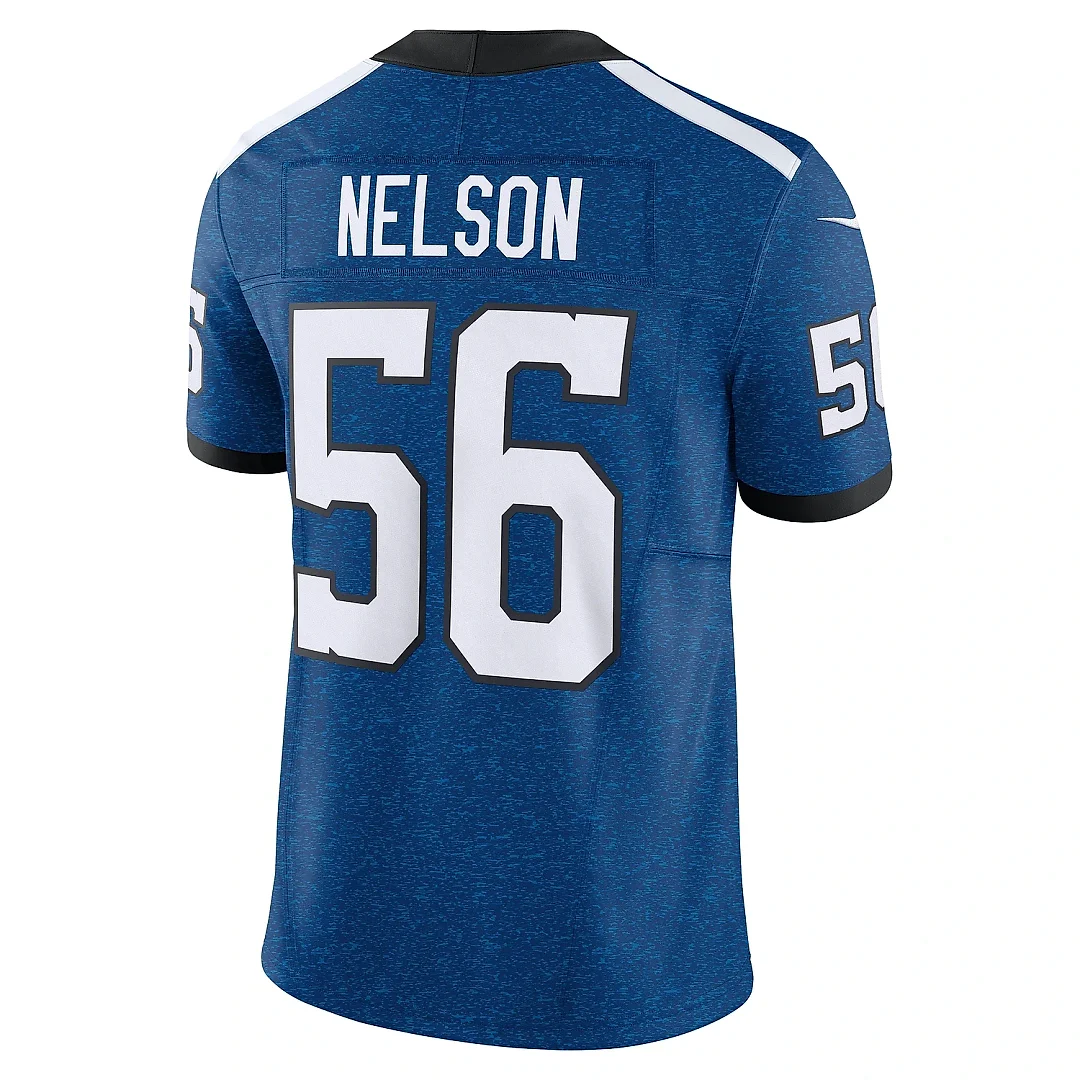 Zennovawear Men's Indianapolis Colts Quenton Nelson Blue Vapor F.U.S.E. Limited Jersey