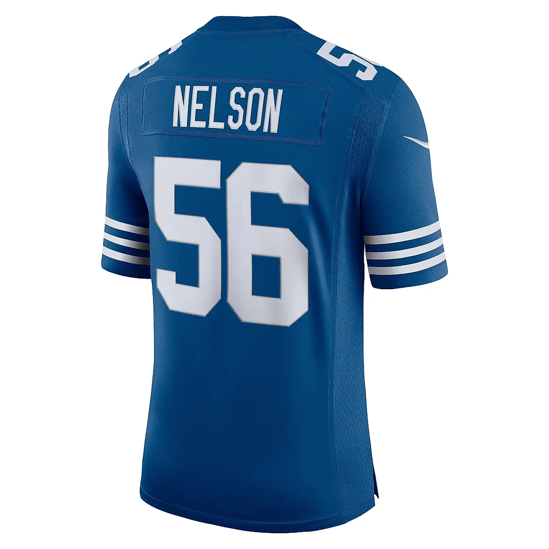 Zennovawear Men's Indianapolis Colts Quenton Nelson Royal Alternate Vapor Limited Jersey