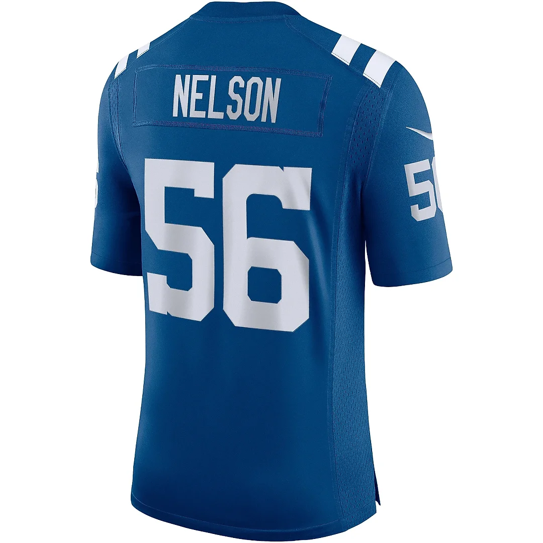 Zennovawear Men's Indianapolis Colts Quenton Nelson Royal Vapor Limited Jersey