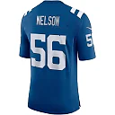 Zennovawear Men's Indianapolis Colts Quenton Nelson Royal Vapor Limited Jersey