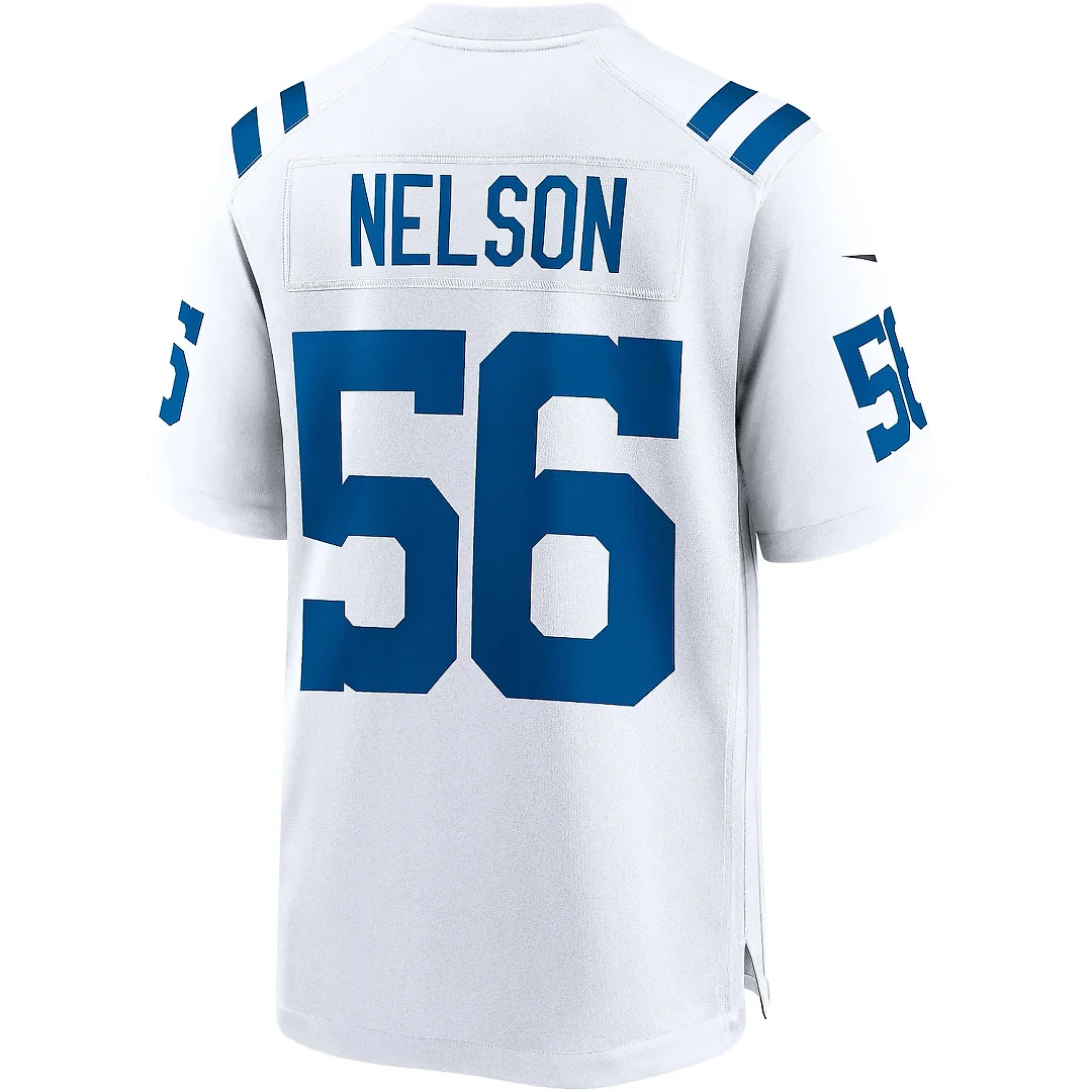 Zennovawear Men's Indianapolis Colts Quenton Nelson White Game Player Jersey