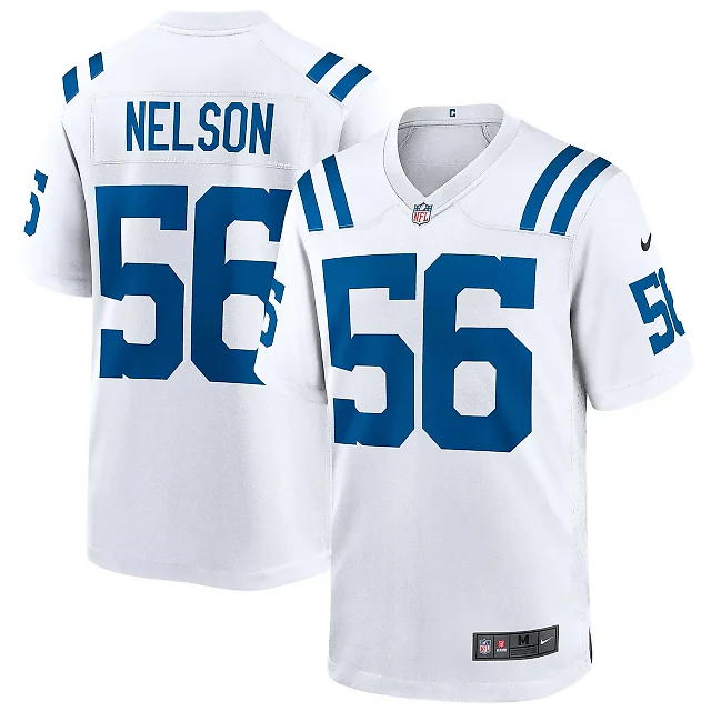 Zennovawear Men's Indianapolis Colts Quenton Nelson White Game Player Jersey