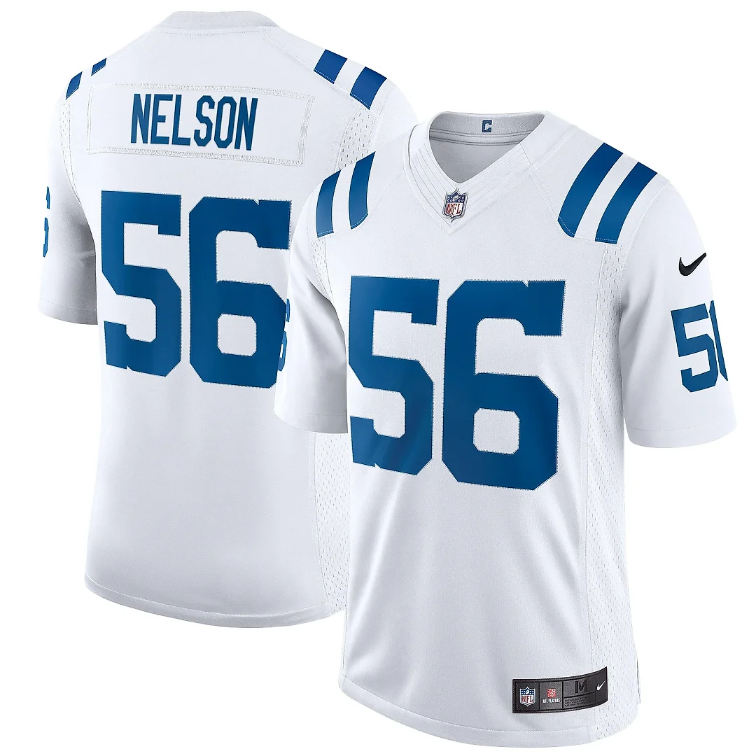 Zennovawear Men's Indianapolis Colts Quenton Nelson White Vapor Limited Jersey
