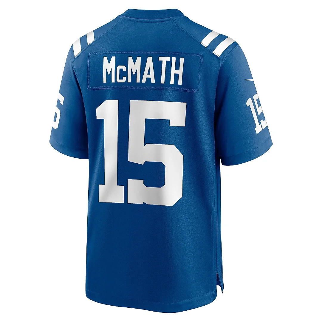 Zennovawear Men's Indianapolis Colts Racey McMath Royal Team Game Jersey