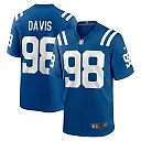 Zennovawear Men's Indianapolis Colts Raekwon Davis Royal Game Jersey