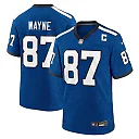 Zennovawear Men's Indianapolis Colts Reggie Wayne Royal Indiana Nights Alternate Game Jersey
