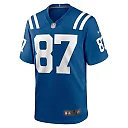 Zennovawear Men's Indianapolis Colts Reggie Wayne Royal Retired Player Game Jersey