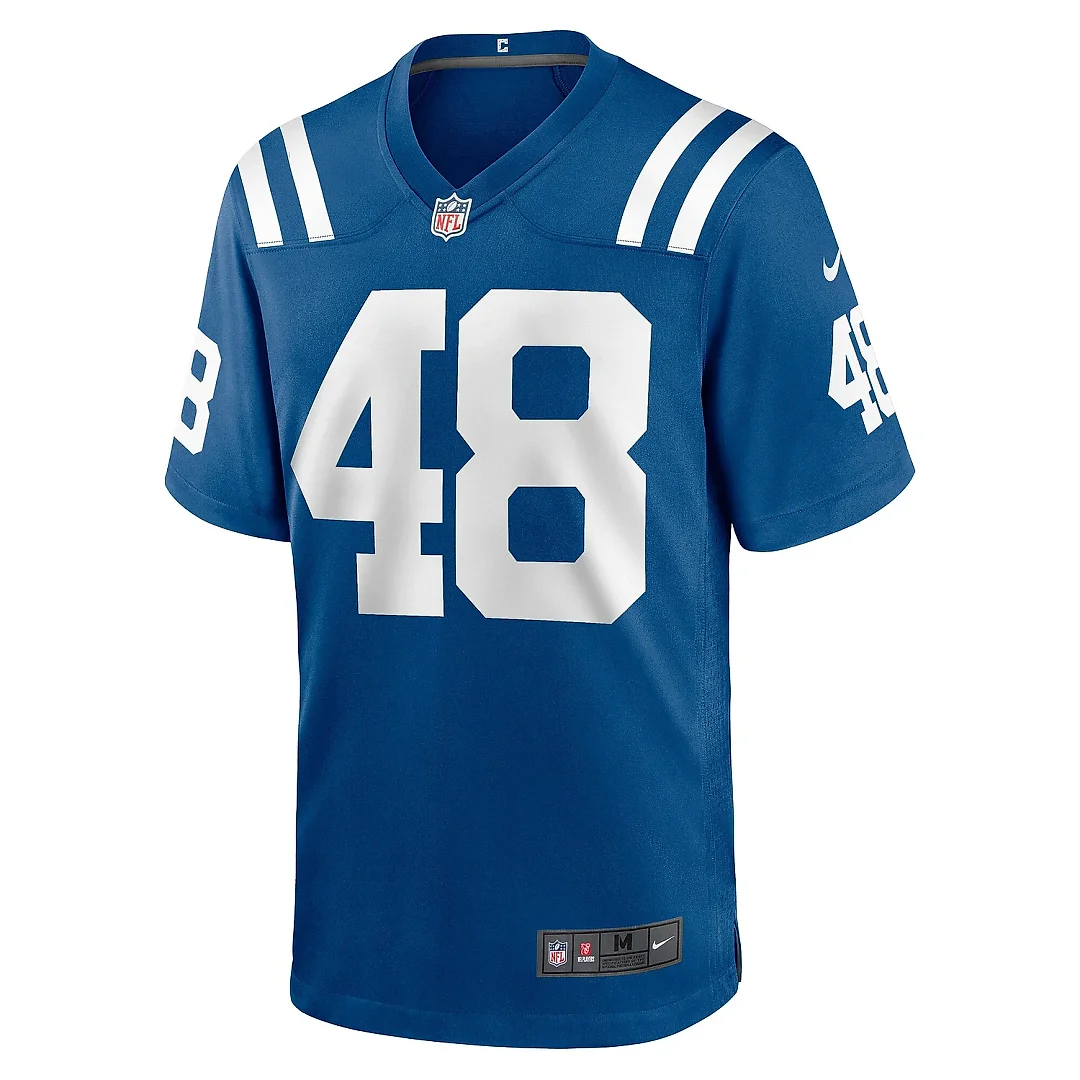 Zennovawear Men's Indianapolis Colts Ronnie Harrison Jr. Royal Team Game Jersey