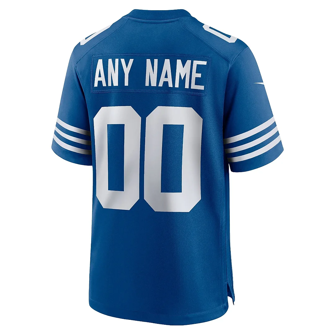 Zennovawear Men's Indianapolis Colts Royal Alternate Custom Jersey