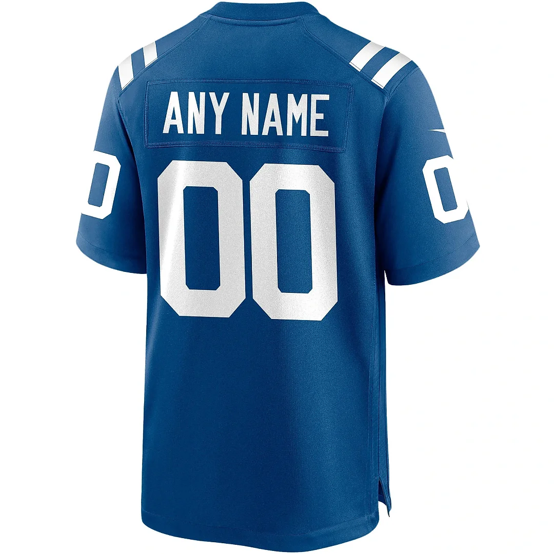 Zennovawear Men's Indianapolis Colts Royal Custom Game Jersey