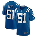 Zennovawear Men's Indianapolis Colts Royal Game Jersey