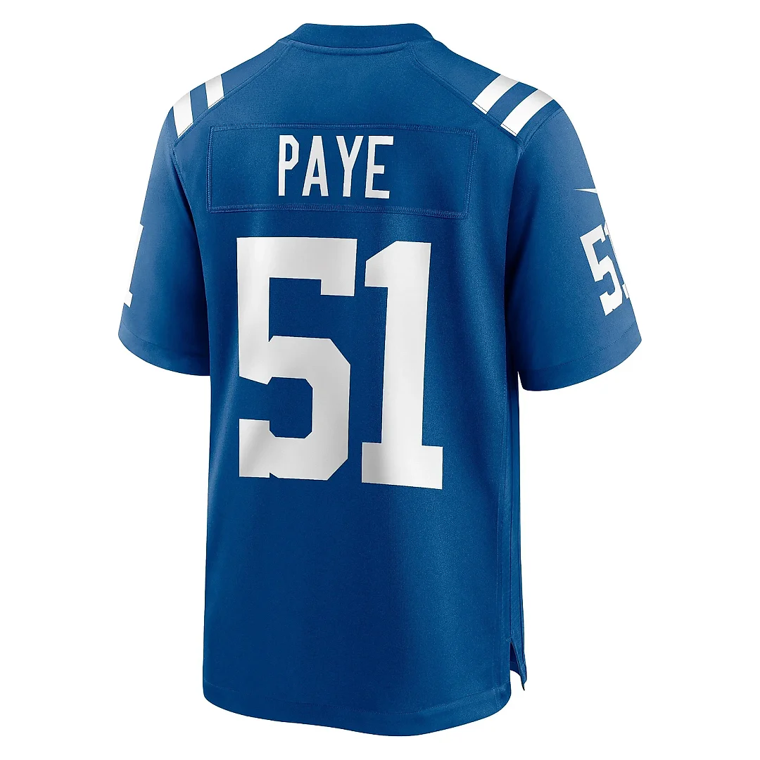 Zennovawear Men's Indianapolis Colts Royal Game Jersey
