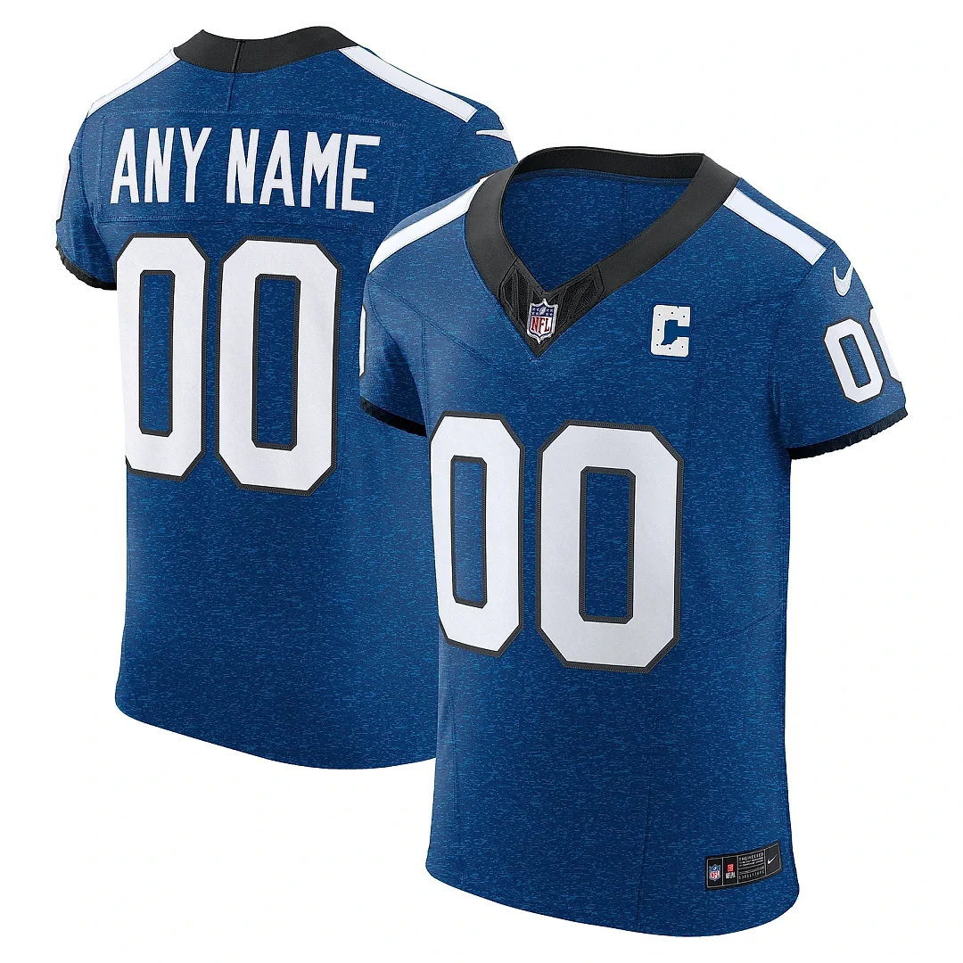 Zennovawear Men's Indianapolis Colts Royal Vapor F.U.S.E. Elite Custom Jersey