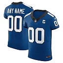 Zennovawear Men's Indianapolis Colts Royal Vapor F.U.S.E. Elite Custom Jersey