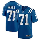 Zennovawear Men's Indianapolis Colts Ryan Hayes Royal Team Game Jersey