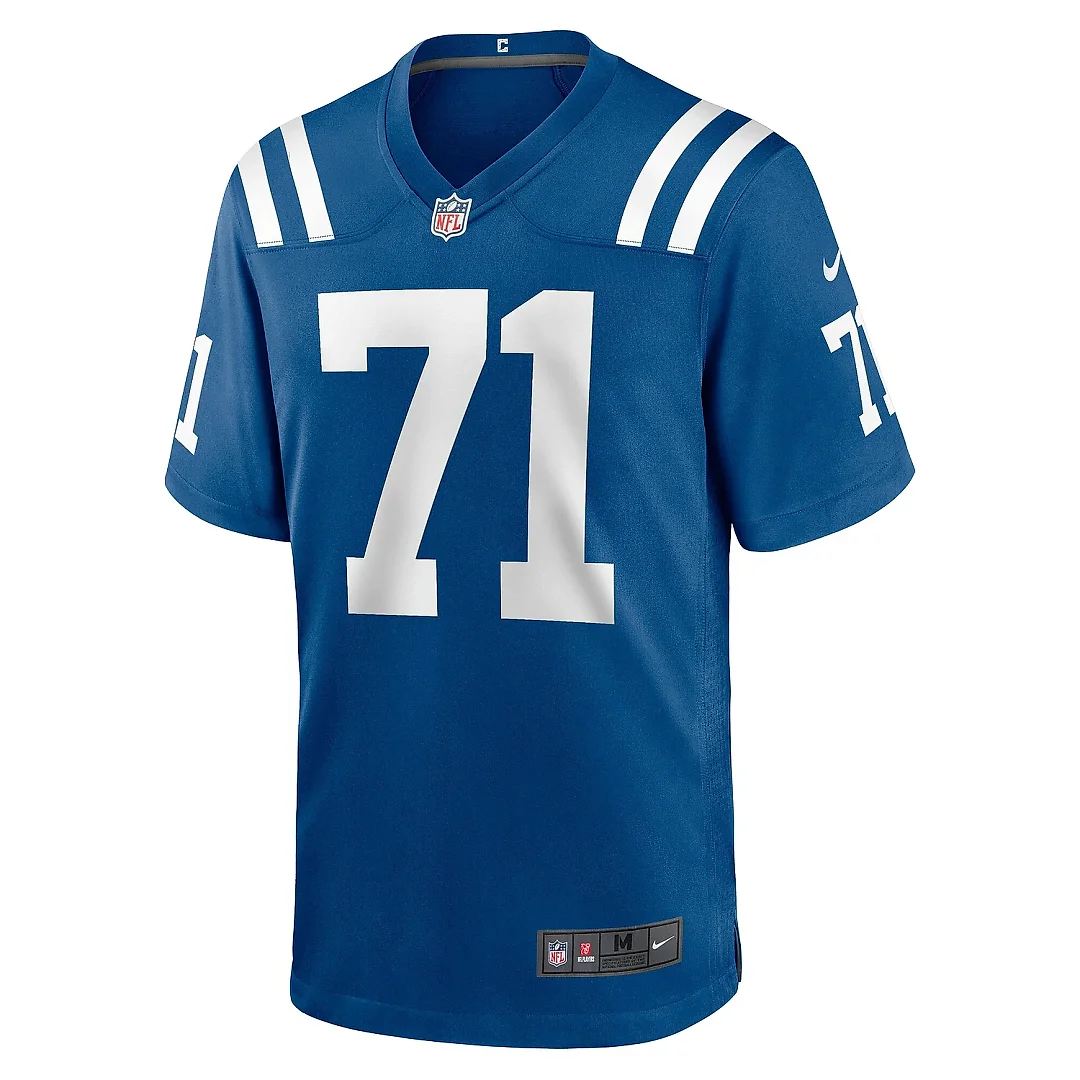 Zennovawear Men's Indianapolis Colts Ryan Hayes Royal Team Game Jersey