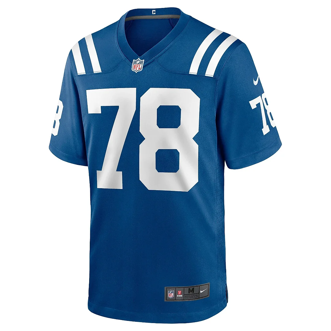 Zennovawear Men's Indianapolis Colts Ryan Kelly Royal Game Jersey