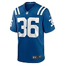 Zennovawear Men's Indianapolis Colts Salvon Ahmed Royal Team Game Jersey