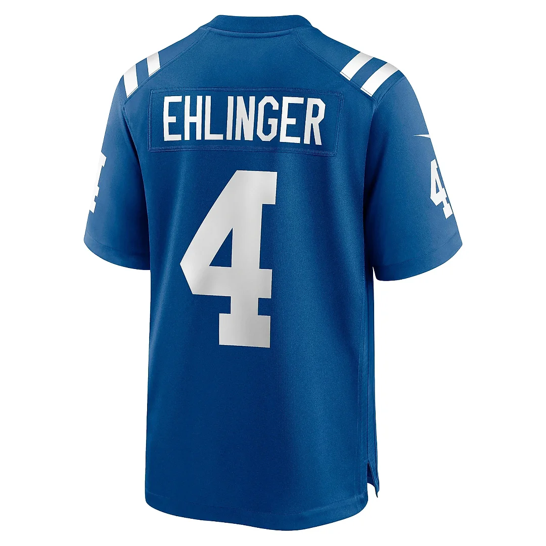 Zennovawear Men's Indianapolis Colts Sam Ehlinger Royal Game Jersey