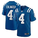 Zennovawear Men's Indianapolis Colts Sam Ehlinger Royal Game Jersey