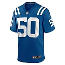 Zennovawear Men's Indianapolis Colts Segun Olubi Royal Game Player Jersey