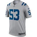 Zennovawear Men's Indianapolis Colts Shaquille Leonard Gray Inverted Legend Player Performance Top