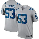 Zennovawear Men's Indianapolis Colts Shaquille Leonard Gray Inverted Legend Player Performance Top