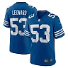 Zennovawear Men's Indianapolis Colts Shaquille Leonard Royal Alternate Game Jersey