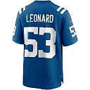Zennovawear Men's Indianapolis Colts Shaquille Leonard Royal Game Jersey