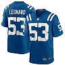 Zennovawear Men's Indianapolis Colts Shaquille Leonard Royal Game Jersey