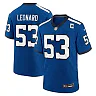 Zennovawear Men's Indianapolis Colts Shaquille Leonard Royal Indiana Nights Alternate Game Jersey