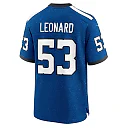 Zennovawear Men's Indianapolis Colts Shaquille Leonard Royal Indiana Nights Alternate Game Jersey