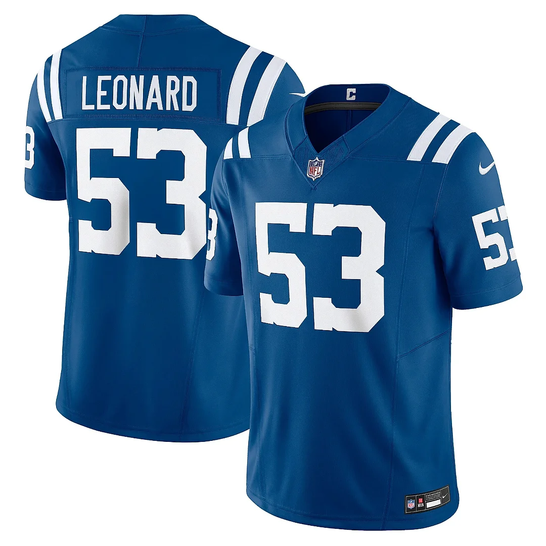 Zennovawear Men's Indianapolis Colts Shaquille Leonard Royal Vapor F.U.S.E. Limited Jersey