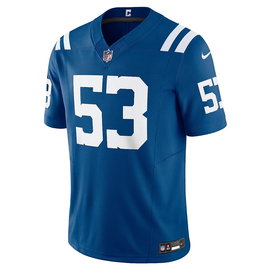 Zennovawear Men's Indianapolis Colts Shaquille Leonard Royal Vapor F.U.S.E. Limited Jersey