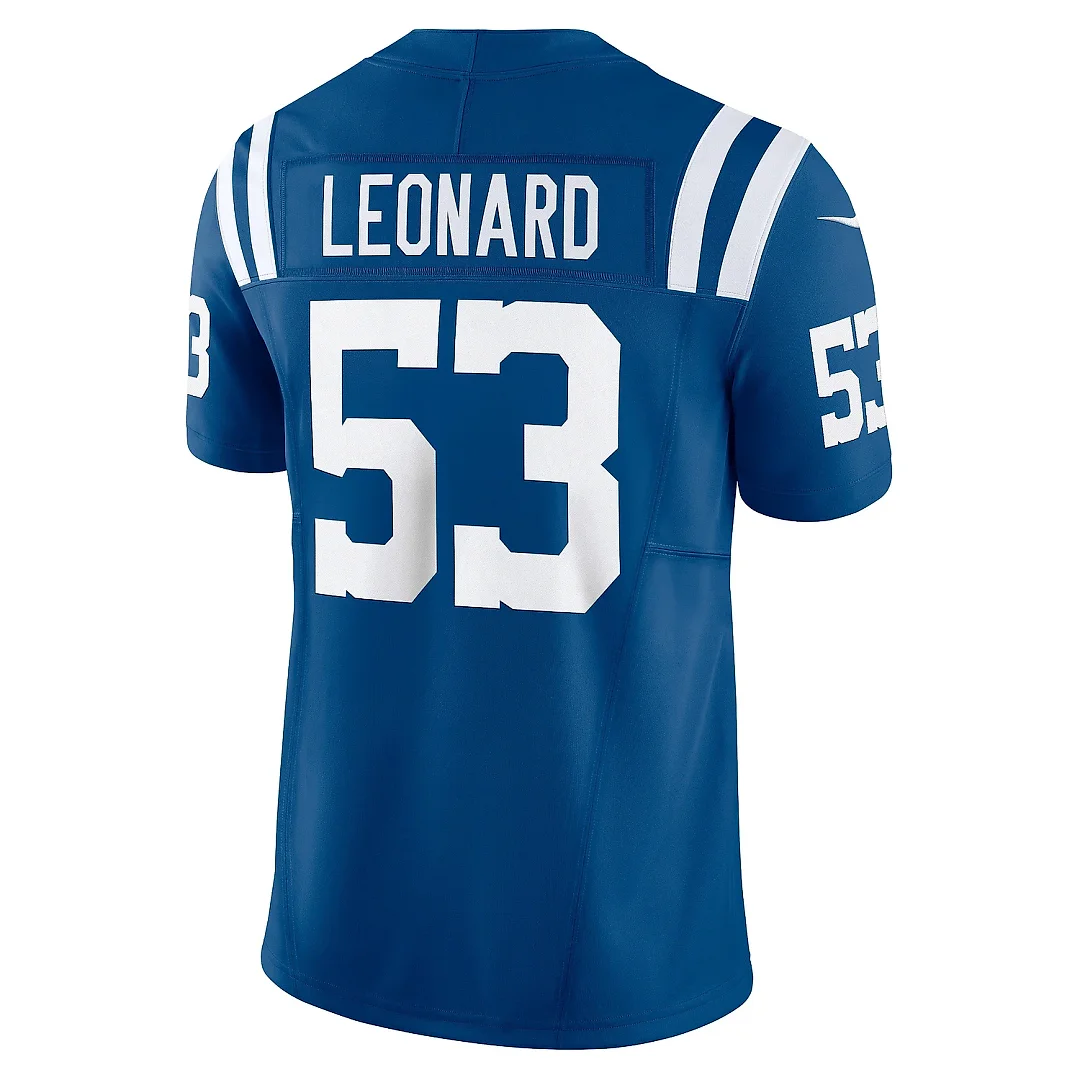 Zennovawear Men's Indianapolis Colts Shaquille Leonard Royal Vapor F.U.S.E. Limited Jersey