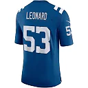 Zennovawear Men's Indianapolis Colts Shaquille Leonard Royal Vapor Limited Jersey