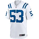 Zennovawear Men's Indianapolis Colts Shaquille Leonard White Game Player Jersey