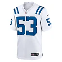 Zennovawear Men's Indianapolis Colts Shaquille Leonard White Player Game Jersey